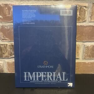 STRATHMORE Watercolor Paper , Cold Press Surface , 9" x 12", 140 LB 25 Sheets